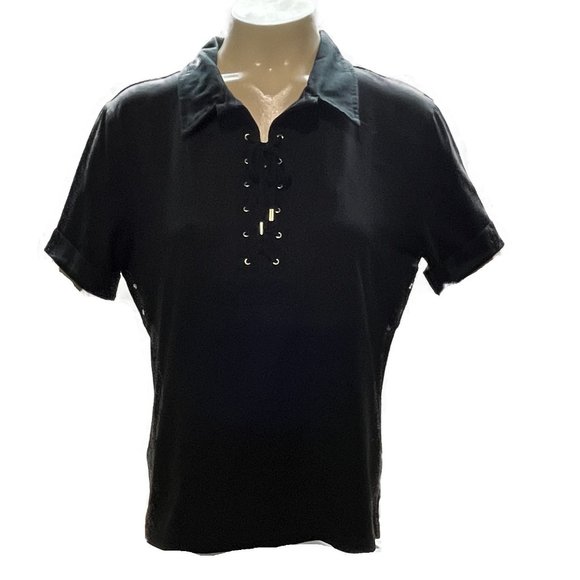 AMERICAN LIVING LACE UP SHIRT SIZE XL NWT - Picture 1 of 6